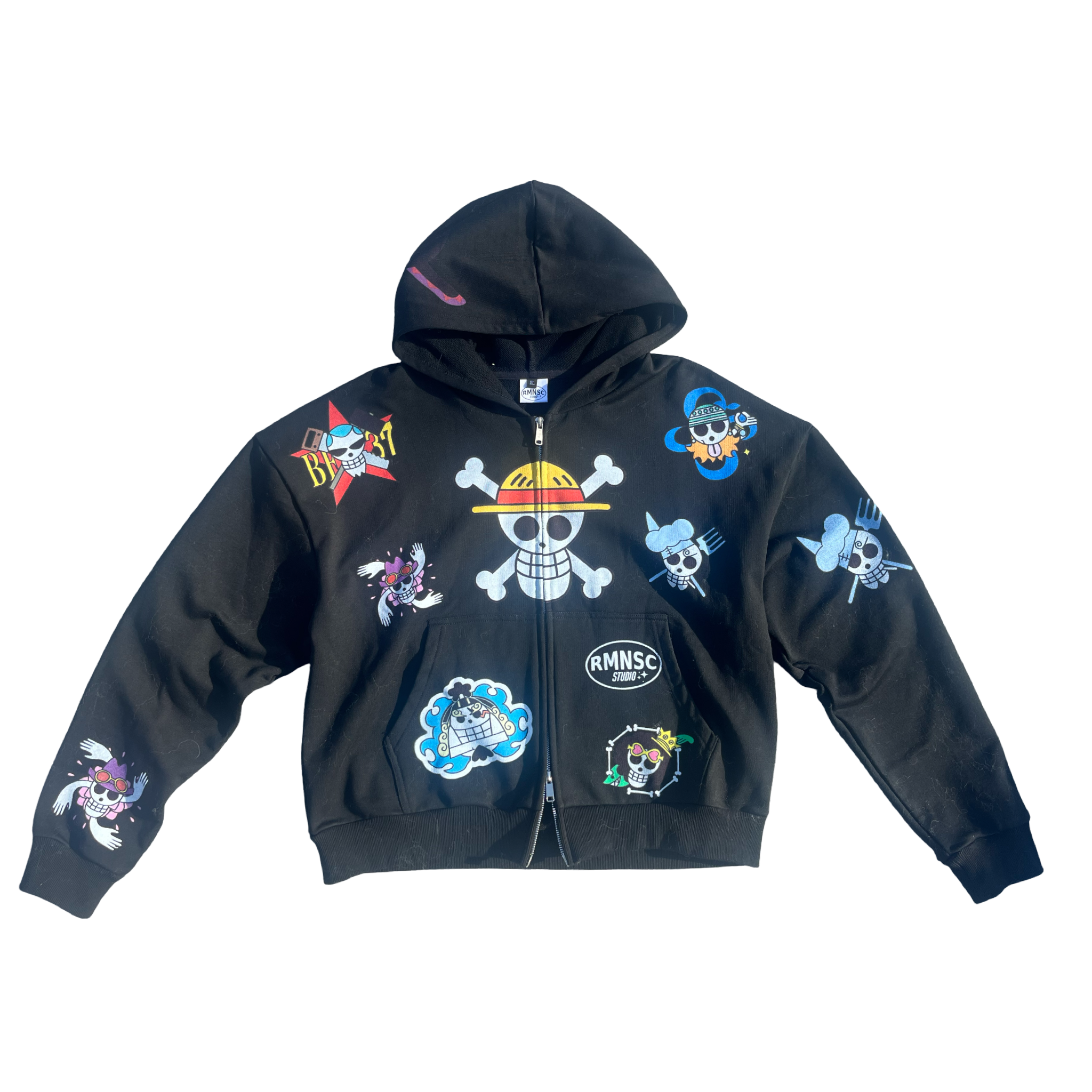 Jolly Roger Zip Up Hoodie (PREORDERS Closed)